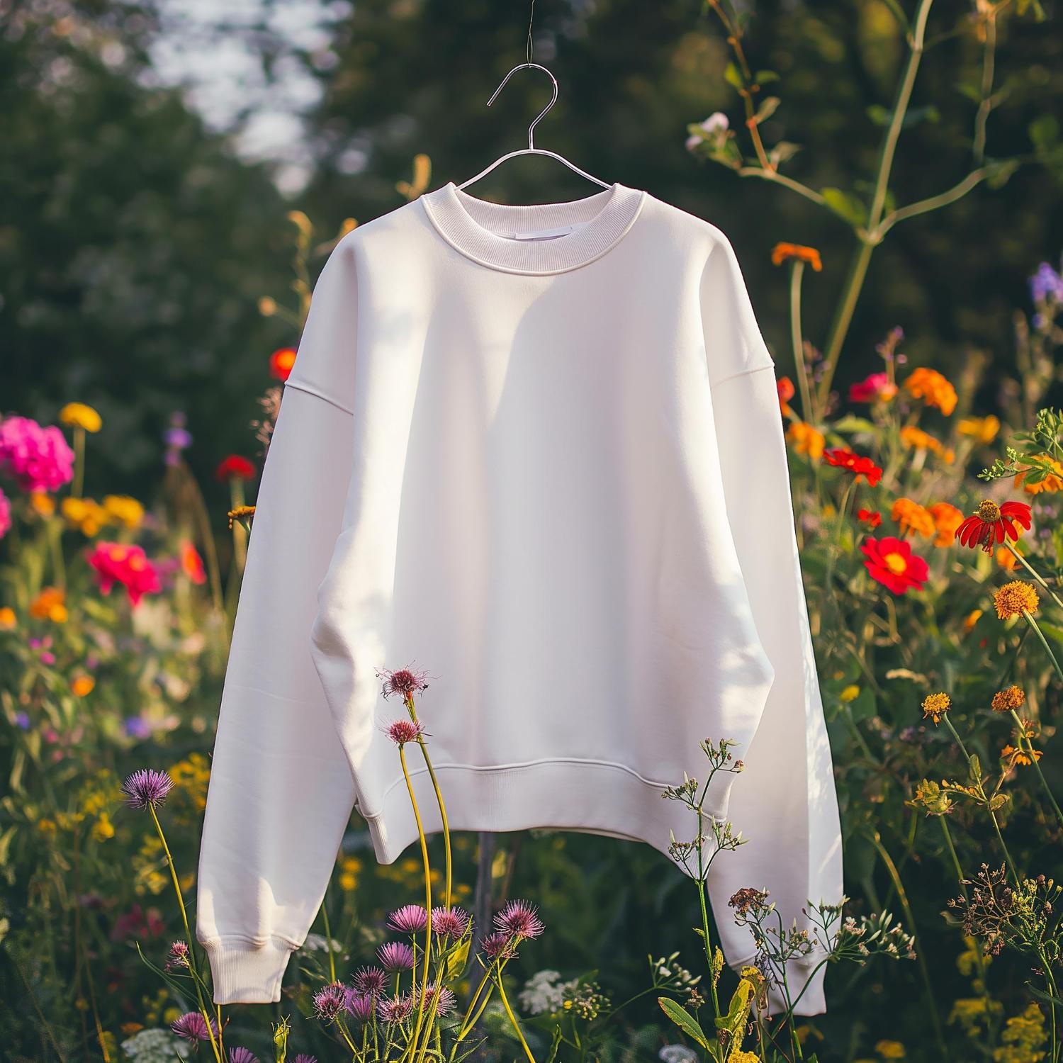 White Oversized Sweatshirt for Women: Style and Comfort